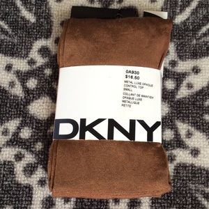 DKNY Hosiery Control Top Metal Luxe Opaque Size S